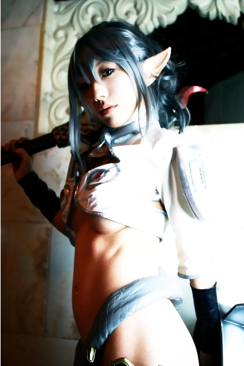 [Cosplay]  Queens Blade  Echidna & Alleyne Vs Tentacles SP2